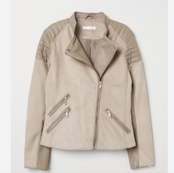 New H&M Suede Jacket - Picture 1 of 7